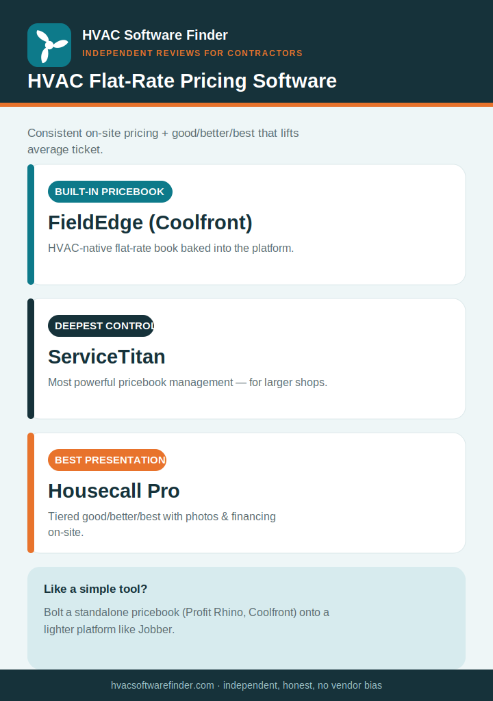 HVAC Flat-Rate Pricing Software